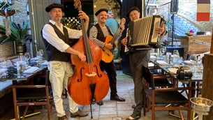Band met accordeon of accordeonist - Cafe Bellevue