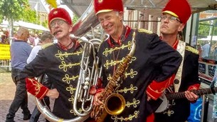 Band met saxofoon of saxofonist - De Fanfare Band